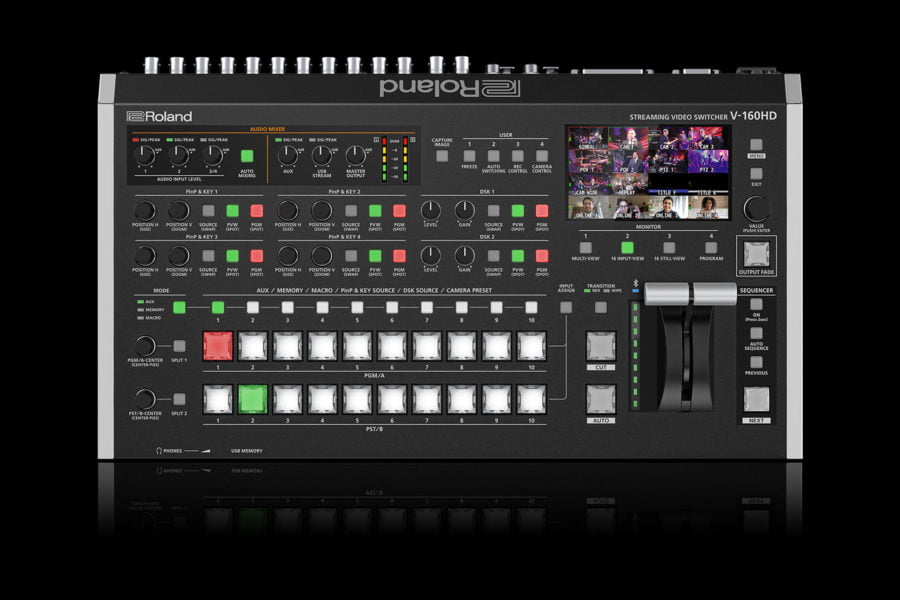 Roland v160HD Streaming Video Switcher - AV Gear Hire Melbourne