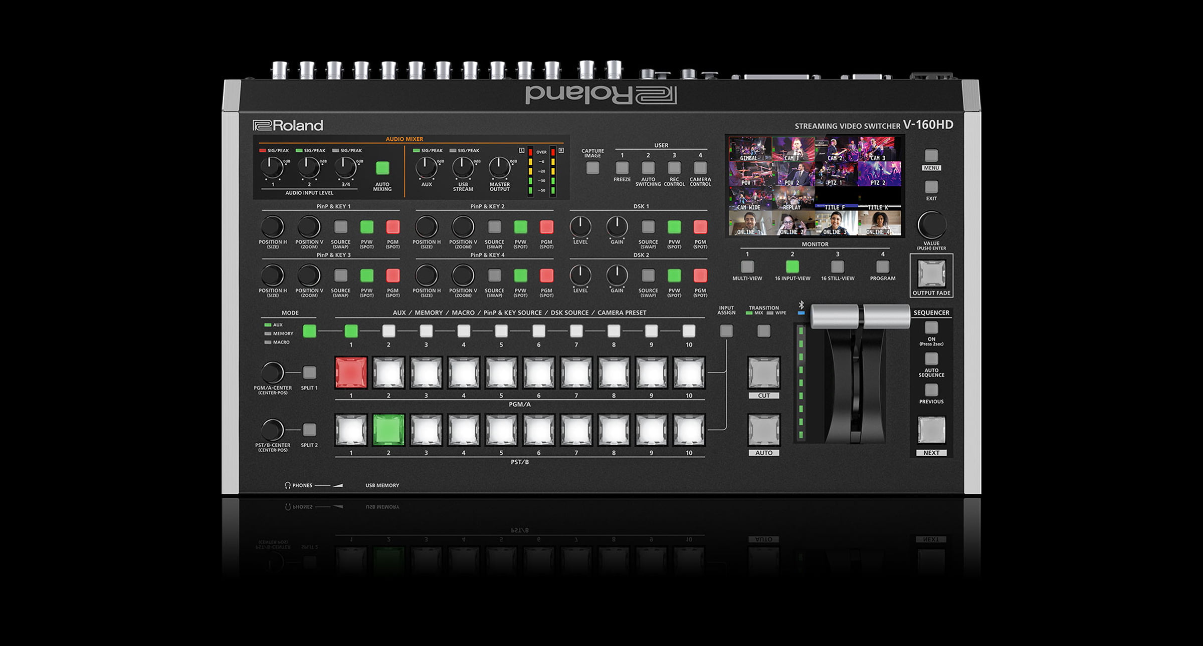 ROLAND v160HD Streaming Video Switcher