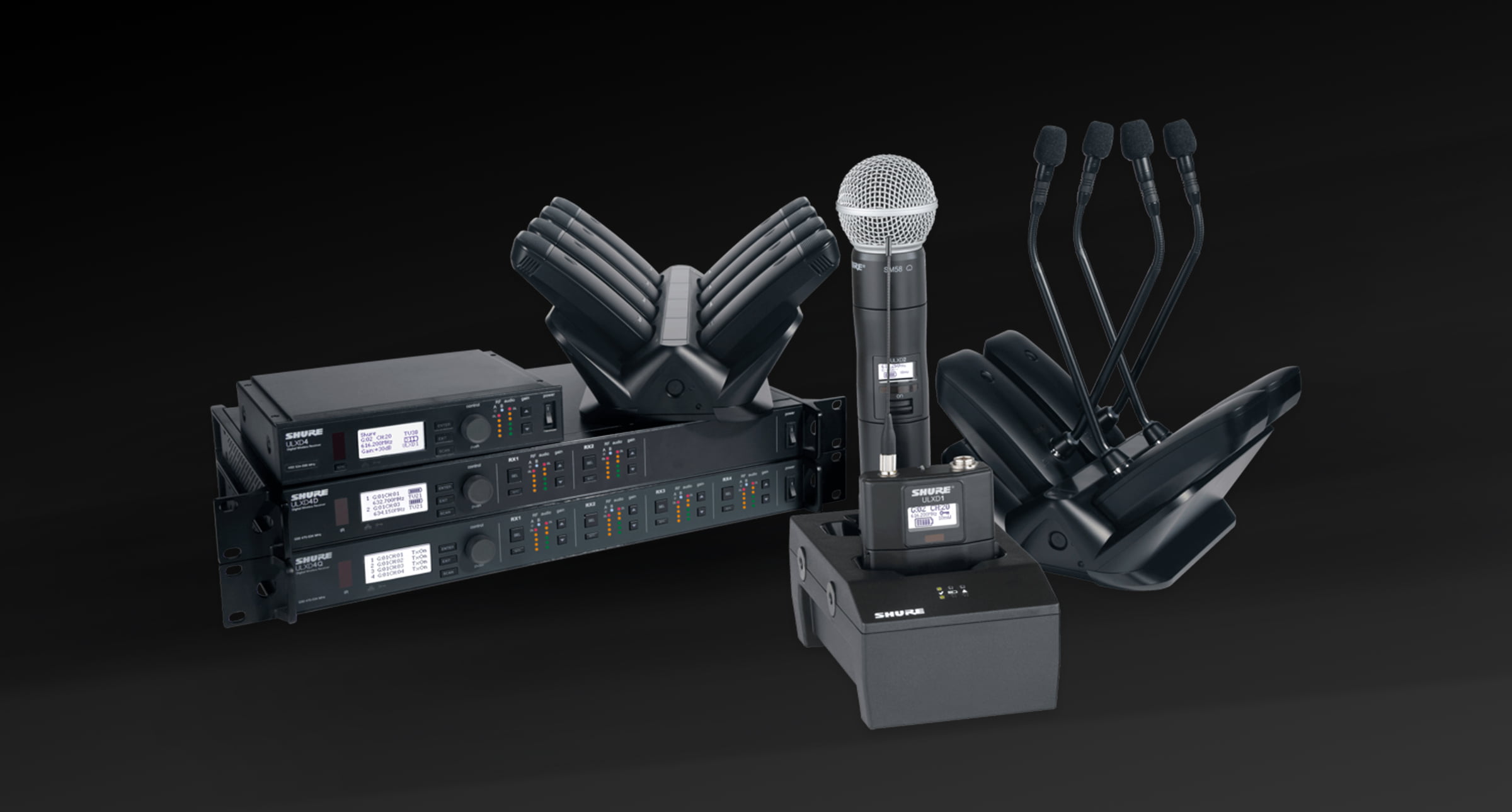 SHURE ULX-D Digital Wireless Radio Mic